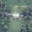 Oblique aerial view of house and gardens taken from the SE