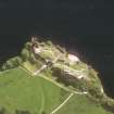 Urquhart Castle, oblique aerial view, taken from the NW.