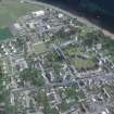Oblique aerial view of Fortrose centred on the cathedral and court house, taken from the NW.