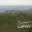 Oblique aerial view centred on the radar station, taken from the WSW.