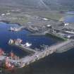 Oblique aerial view of the oil pipeline terminal, taken from the NE.