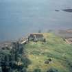 Mull, Aros Castle.
Oblique aerial view from North-West.