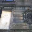 Glasgow, Abercromby Street.
Detail of relief moulding on rusticated section of building.