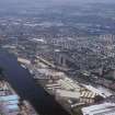 Oblique aerial view of Yarrows shipbuilding yard.