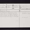 Prestwick, NS32NE 20, Ordnance Survey index card, page number 1, Recto