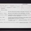 Prestwick, NS32NE 37, Ordnance Survey index card, page number 1, Recto