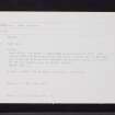 Dripps, NS55NE 60, Ordnance Survey index card, Recto