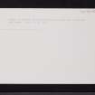 Auchenbowie House, NS78NE 15, Ordnance Survey index card, Recto