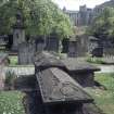 General view of  the Howff burial ground, Dundee,