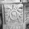 View of headstone to James Smith and Jean Brown 1765, Inverarity Church burial ground.