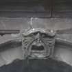 View of Green Man head over doorway, Montrose Aisle, St Kattan's Chapel, Aberuthven.