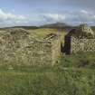 Byre and henhouse, view from W