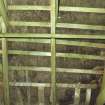 Interior: Thatched house, view of underside of roof