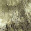 Interior: Thatched house, detail of rope and clay walling
