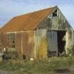 Steading, corrugated shed, view from SE