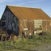 Steading, corrugated building, view from SW