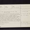 Carriden, NT08SW 7.01, Ordnance Survey index card, Recto