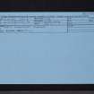 North Queensferry, Pierhead, NT18SW 39, Ordnance Survey index card, Recto