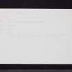 North Queensferry, Pierhead, NT18SW 39, Ordnance Survey index card, Recto