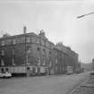 General view of No. 38 - 54 St Leonard's Street at corner to St Leonard's Lane, showing Parkside Bar, from the North West.