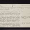 Miscellaneous index card, NX97NE (M), Ordnance Survey index card, page number 1, Recto