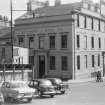 General view of 107 West Regent Street and the corner to Wellington Street, Glasgow showing the premises of Mactaggart and Mickel Ltd.