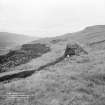 View of peat section from chainage 1900