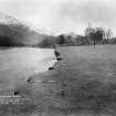 View of River Fyne bank erosion