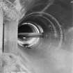 View of Interior of "B" Spiral Casing showing guide lanes [?]