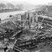 View of Cofferdam for Fish Heck foundations